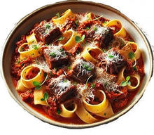 Load image into Gallery viewer, Pappadelle with Rich Oxtail Red Wine Ragu