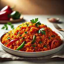 Load image into Gallery viewer, Authentic Nigerian Beef Suya &amp; Jollof Rice Virtual Cooking Class | Friday Jan 10 2025 (7pm-9pm Est)| Sunday Jan 12, 2025|(3pm-5pm Est.)