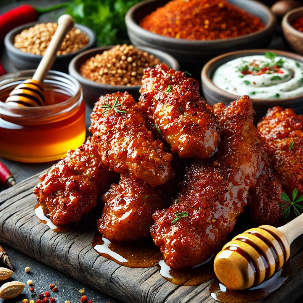 Ginger Teriyaki Soy Garlic Chicken Tenders
