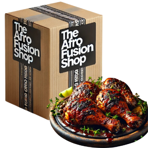 Jerk Chicken Dark Meat w/ Rice & Peas Ingredient Box