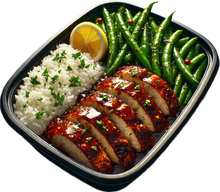 Load image into Gallery viewer, Jerk Chicken Breast, Jasmine Rice &amp; Sauteed Garlic Green Beans (6 Bowls)