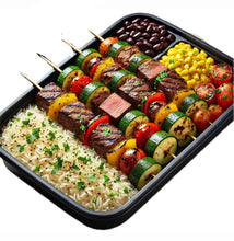 Load image into Gallery viewer, Chargrilled Beef Kabob Southwest Protein Power Bowl (6 Bowls)