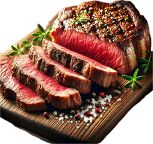 Load image into Gallery viewer, Medium Rare Ribeye Steak over Roasted Garlic Herb Potatoes &amp; Vegetable Medley (6 Bowls)