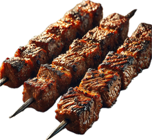 Load image into Gallery viewer, Chargrilled Beef Kabobs, Jollof Rice &amp; Sauteed Spinach (6 Bowls)