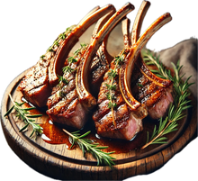 Load image into Gallery viewer, Maple Glazed Lamb Chops, Rosemary Rice &amp; Roasted Carrots (6 Bowls)