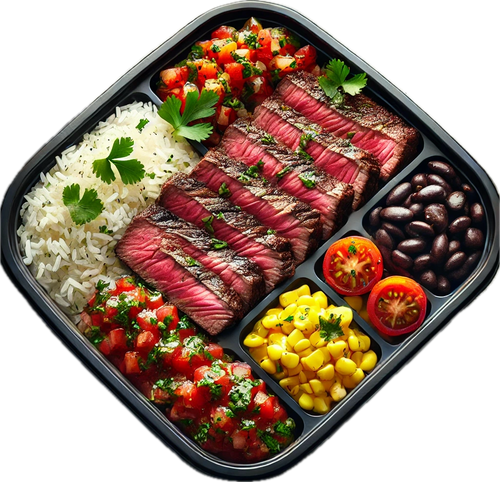 Garlic & Herb Ribeye Steak Southwest Protein Power Bowl (6 Bowls)