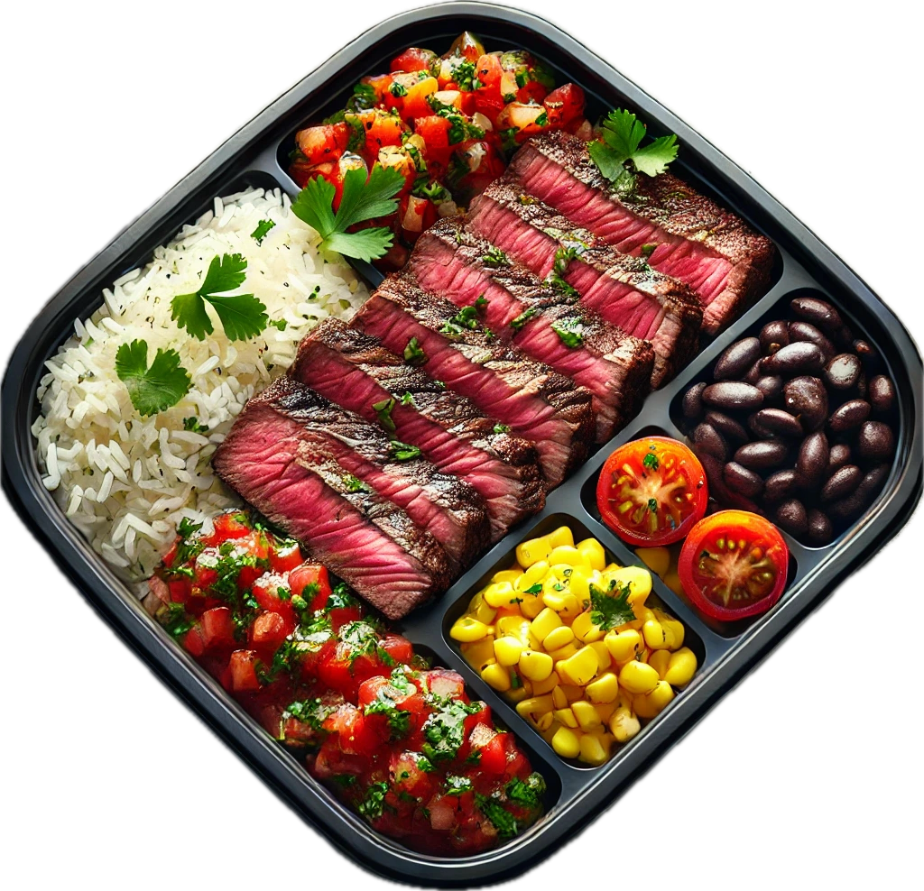 Garlic & Herb Ribeye Steak Southwest Protein Power Bowl (6 Bowls)