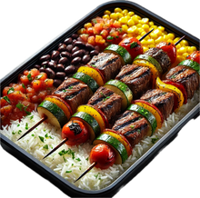 Load image into Gallery viewer, Chargrilled Beef Kabob Southwest Protein Power Bowl (6 Bowls)