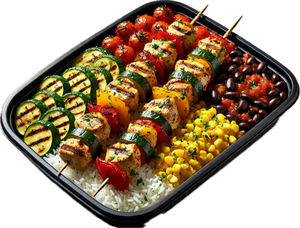 Grilled Chicken Kabob Southwest Protein Power Bowl (6 Bowls)