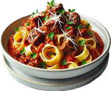 Load image into Gallery viewer, Pappadelle with Rich Oxtail Red Wine  Ragu