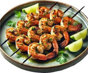 Seasoned Shrimp Skewers