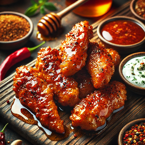 Hot Honey Suya Spiced Chicken Tenders