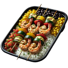 Load image into Gallery viewer, Grilled Shrimp Kabob Southwest Protein Power Bowl (6 Bowls)