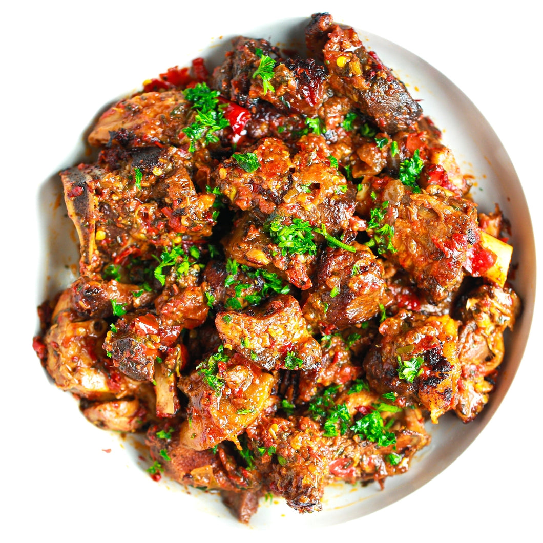 Bell Peppered Lamb Chunks