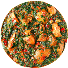 Load image into Gallery viewer, Efo Riro w/ Assorted Meats &amp; Swallow Ingredient Box